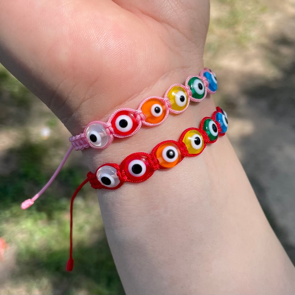 Evil eye colorful bracelet 