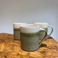 Image 4 of Tall Mug - White & Green