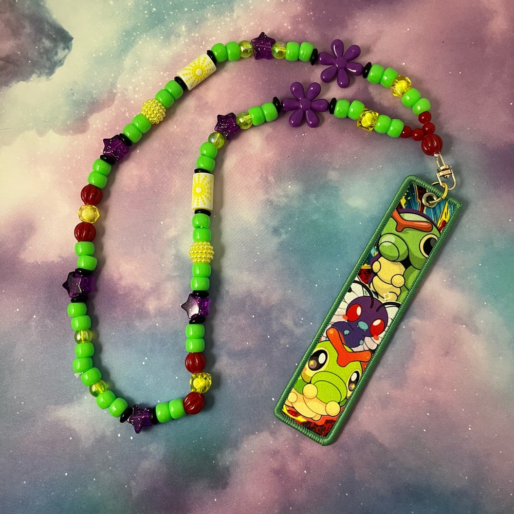 Image of Butterfree Spinner Kandi Necklace