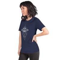 Image 20 of Geometric UFO Alien Unisex t-shirt