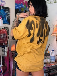 Image 4 of “WAVY EYE” CUSTOM PAINTED T-SHIRT 2XL