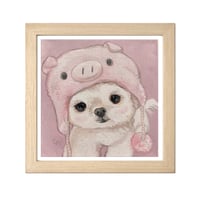 oink if you love me! art print