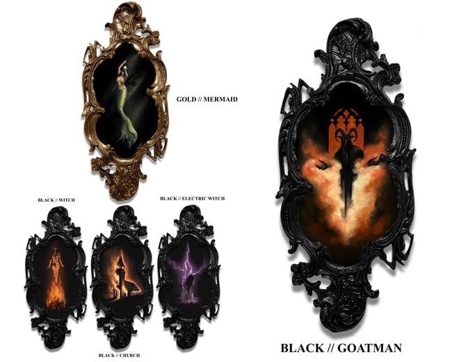 Custom Rustic Ornate Framed Canvas Print (Choose Your Print)