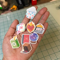 Image 1 of Fanfic Emoji Mini Stickers