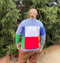 Image of Large/XL Sicard Hollow Patchwork Sweater 