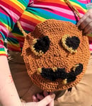 Image 1 of Pumpkin Crochet Bag 