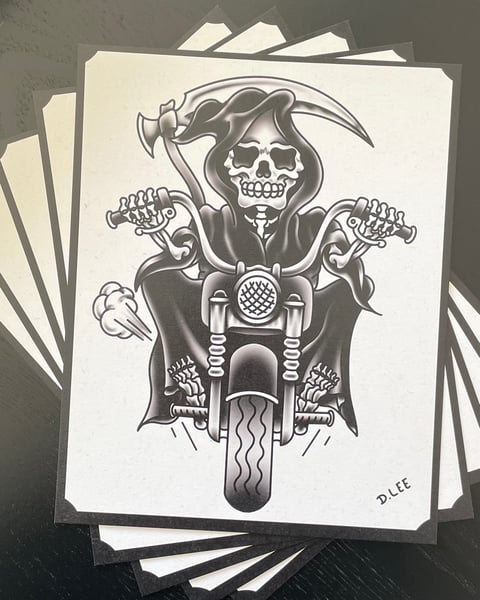 Image of Grim Reaper - print 8x10