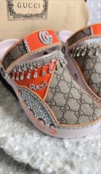 Image 3 of Orange Gorg girl CROCS ONLY