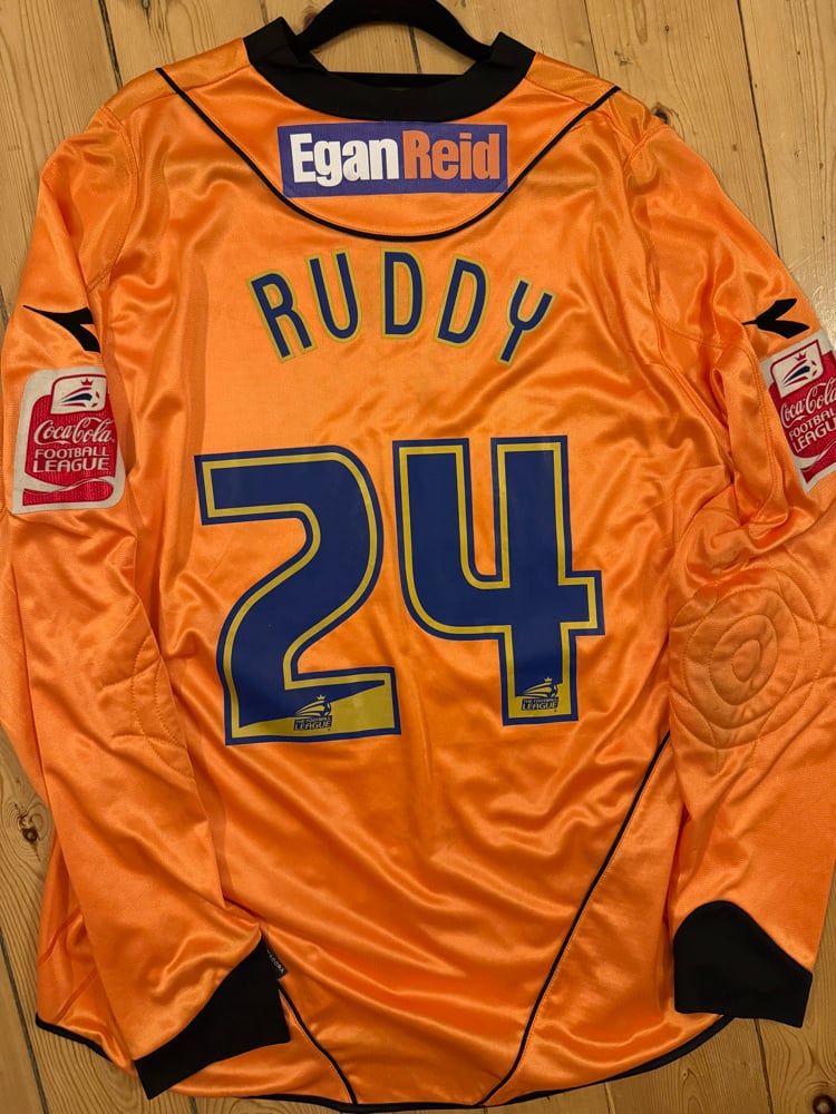 Match worn 2007/08 Diadora GK shirt