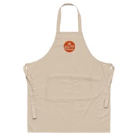 Image 1 of Bite Me logo Organic cotton apron