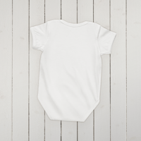 Image 4 of Baby jersey bodysuit (God loves you loads)
