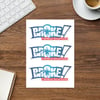 Broke! Logo Sticker sheet