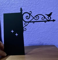 Image 2 of One Bookshelf Divider with Sign