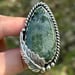 Image of Large Seraphinite Handmade Sterling Silver Statement Ring