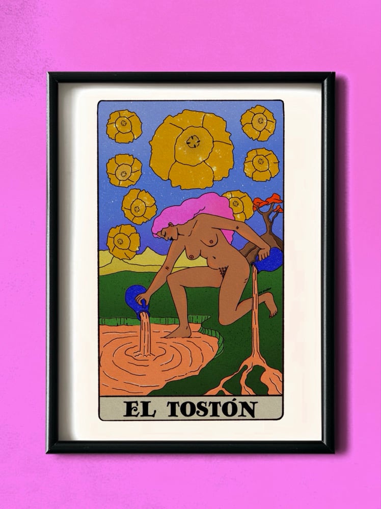 Image of El Tostón Tarot Art Print