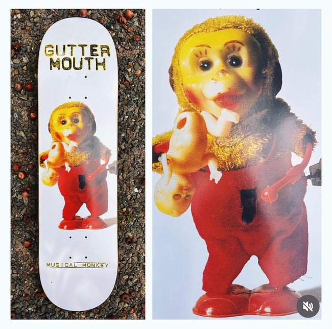 Guttermouth musical monkey skateboard