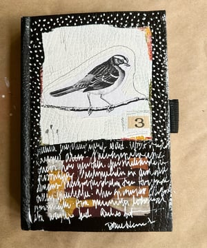 Image of Journal- hand painted mixed media