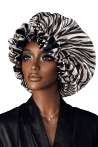 Image 5 of Printed Ruffle Double Satin