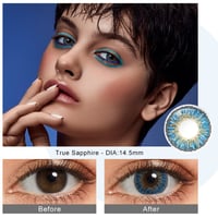 Image 9 of Fresh and go 3 tone yearly contact lenses with case 