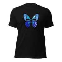 Image 2 of Unisex t-shirt “Blue Butterfly”