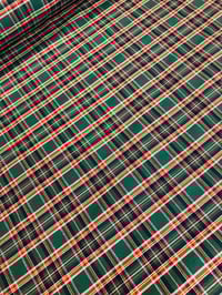 Image 1 of Loneta Cuadros - Verde/Escocesa - Lurex - 12€/m