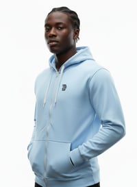 Image 1 of YB Carolina Blue Heavy Blend Full-Zip Hooded Sweatshirt