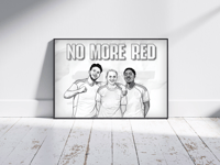Image 1 of ‘No More Red’ A5 Print