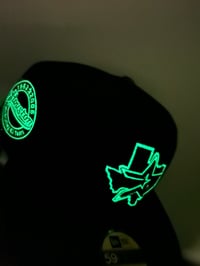 Image 3 of New Era 59Fifty Palomino Black/Walnut/ GLOW
