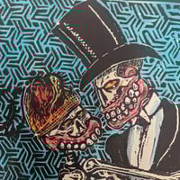 Image 3 of Tango (Teal) Large scale embellished AP