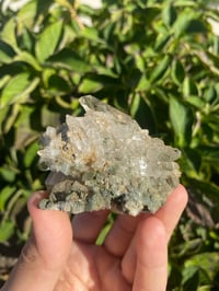 Image 1 of Adularia and Chlorite Quartz Cluster 