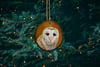 Barn Owl Christmas Ornament | Art on Wood 