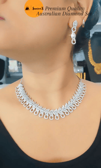 Image 2 of Alaya_Premium Australian Diamond Set with Earrings