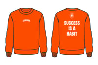 LocalHoops Ways Crewneck Sweatshirt - W Orange/White