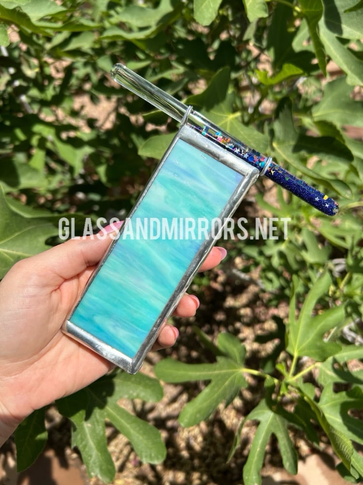 Image of Blue Skies Mini Aura Kaleidoscope (slim)