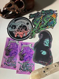 Image 2 of Death glitter sticker pack 