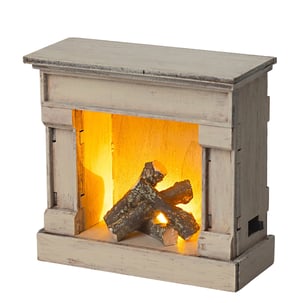 Image of Maileg - Miniature Fireplace off-white