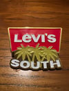Levi’s south gold metal 
