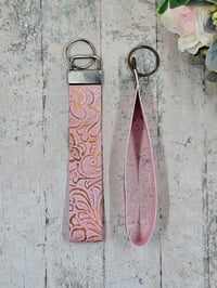 Image 9 of Vintage Embossed Wristlet Keychain