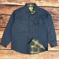 Image 1 of Vintage LL Bean Flannel Lined Button Up Shirt #4
