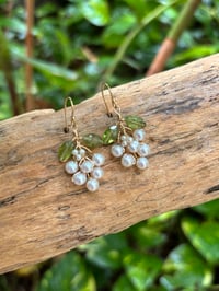 Image 2 of grape earrings 