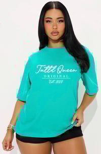 TATTD QUEEN ORIGINAL Tee!! Teal 🩵