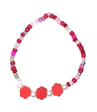 Ruby Mosaic Three Flower