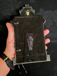 Image 4 of Gothic black ornate framed preserved web  1