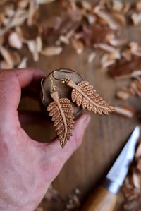 Image 5 of Fern Leaf- Earrings 