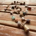 Image of Boho wrap bracelet or necklace with special tiny Hawaiian shells and seaglass