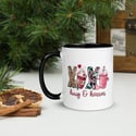 XOXO Valentine Mug with Color Inside
