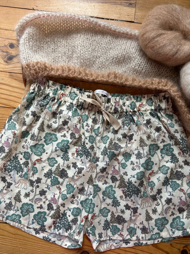 Image of Pyjamas shorts en Liberty taille M ou S