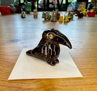 Image 1 of Raven/Crow Ceramic Figurine - Free Shipping in Contiguous US