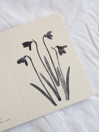 Image 3 of Snowdrops Greeting Card A6