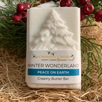 Image 2 of Winter Wonderland Creamy Butter Soap- Peace On Earth